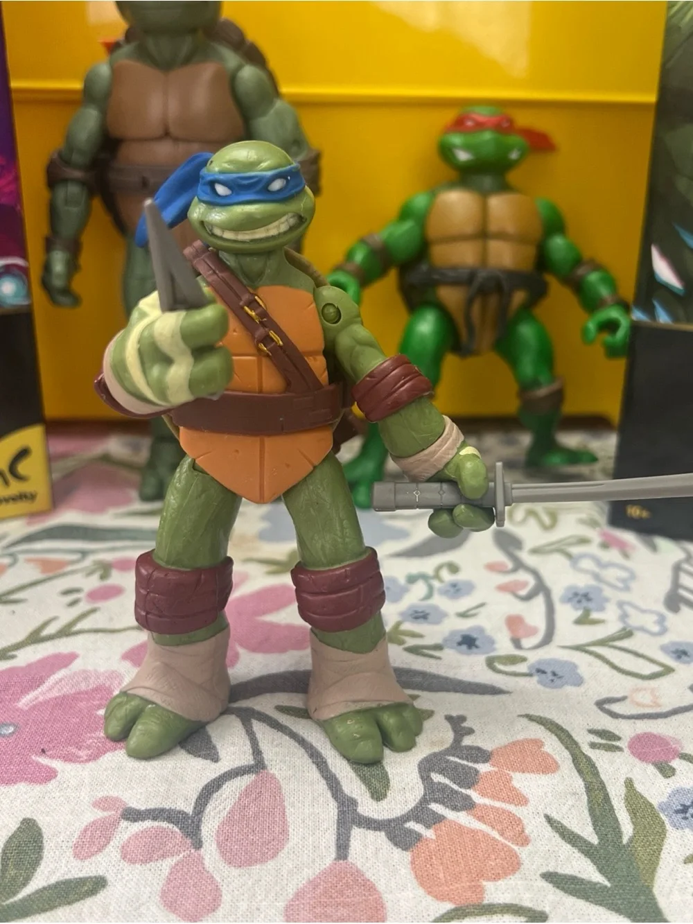 Teenage Mutant Ninja Turtles Nickelodeon Series Leonardo, Loose, Used.
